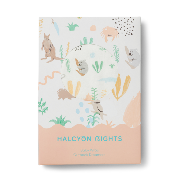 Halcyon Nights - Baby Wrap - Outback Dreamers