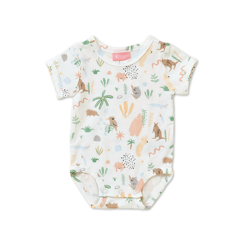 Halcyon Nights - Short Sleeve Bodysuit - Outback Dreamers