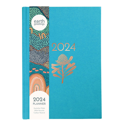 Earth Greetings - 2024 Planner (Diary) - Azure