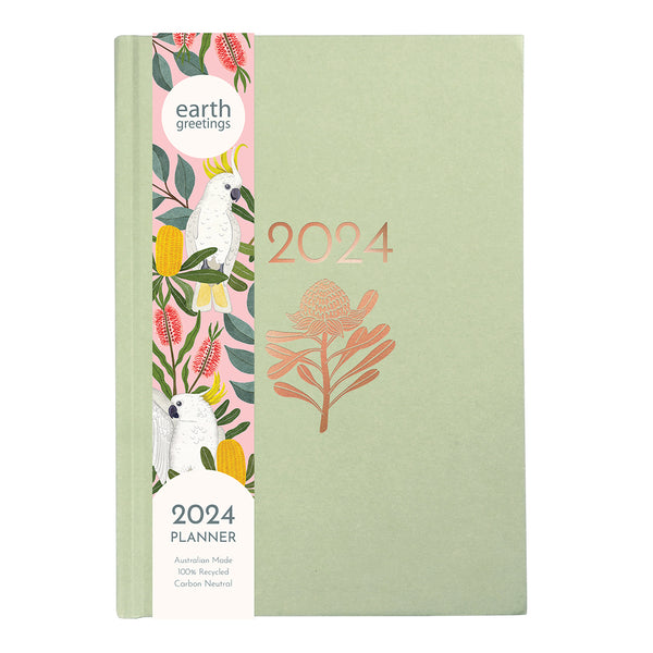 Earth Greetings - 2024 Planner (Diary) - Eucalyptus