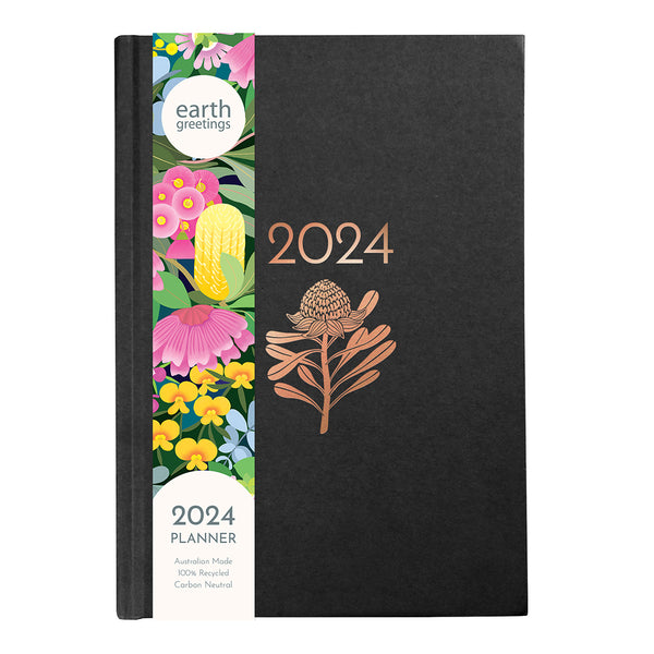 Earth Greetings - 2024 Planner (Diary) - Midnight