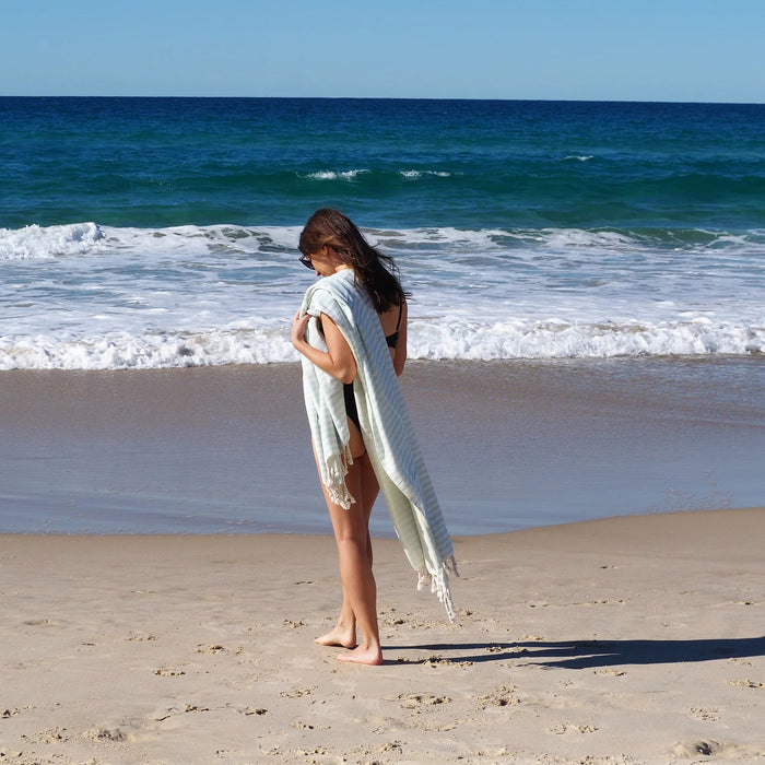 CODU - Portsea Cotton Towel - Seafoam