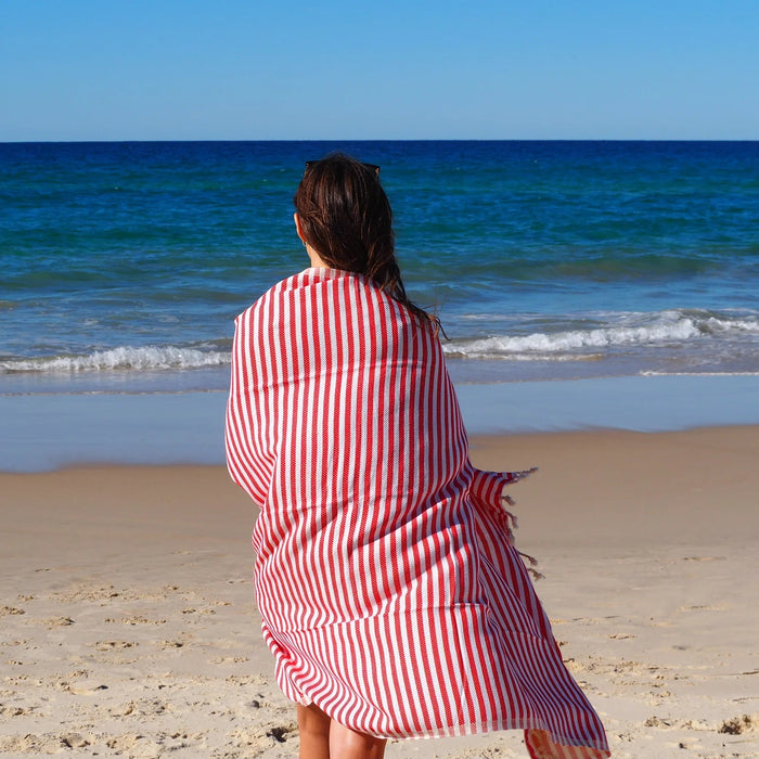 CODU - Portsea Cotton Towel - Cherry