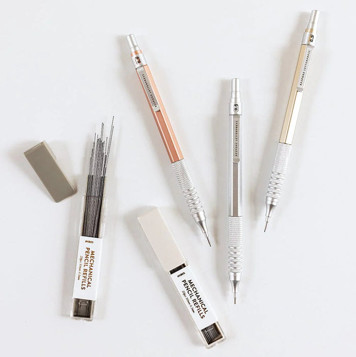 Bespoke Letterpress - Mechanical 0.5mm Pencil Silver