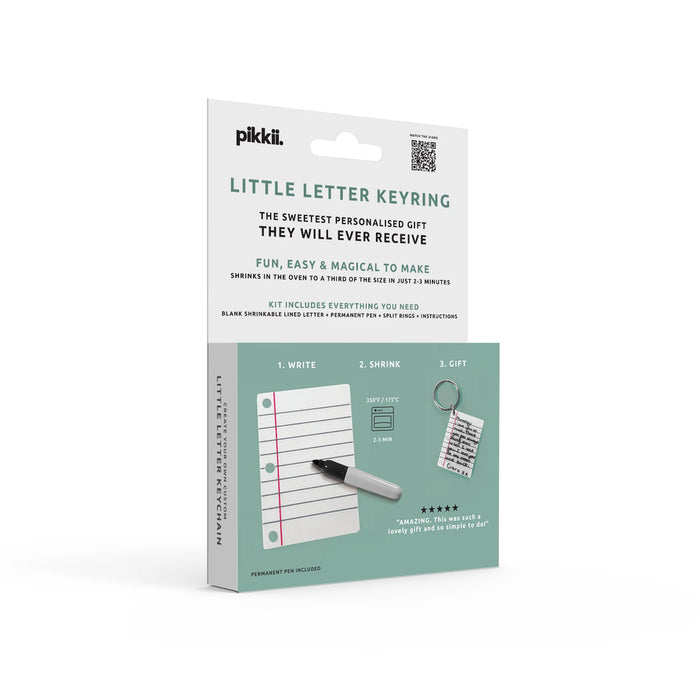 Pikkii - Keyring Shrink Kit - Little Letter