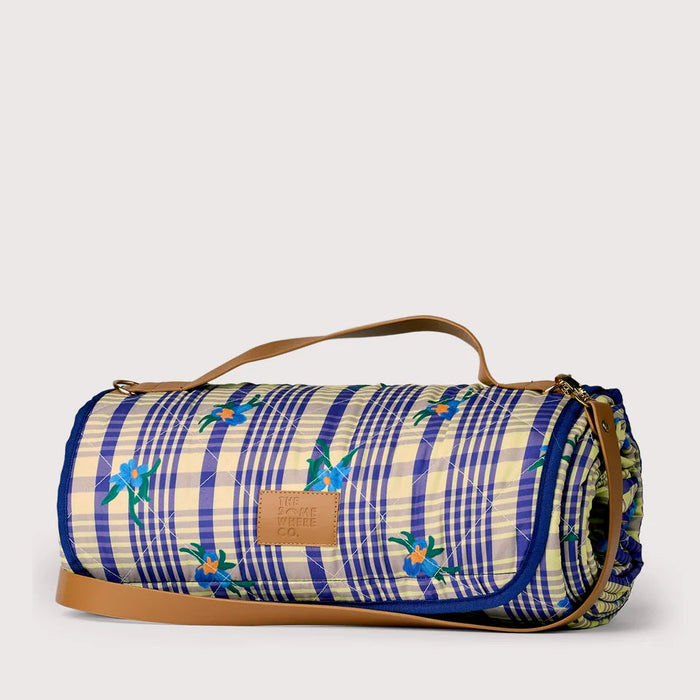 The Somewhere Co - Picnic Rug - Bluebell