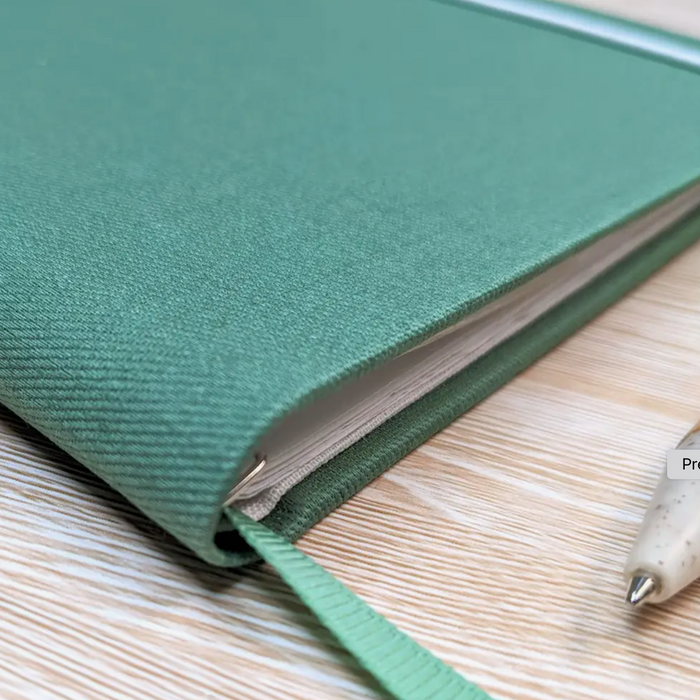 Paper Saver - Refillable Notebook - Canvas - Thyme Green