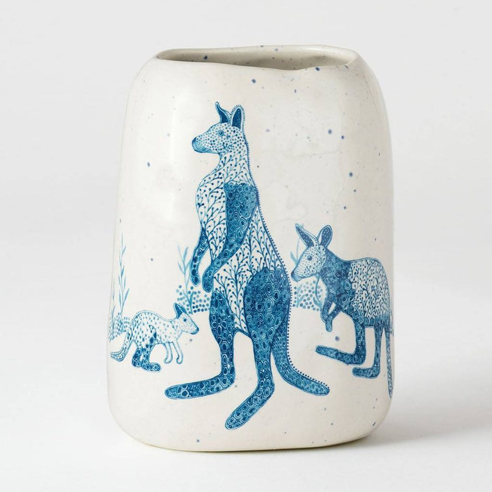 Angus & Celeste - Pebble Vase - True Blue Roo