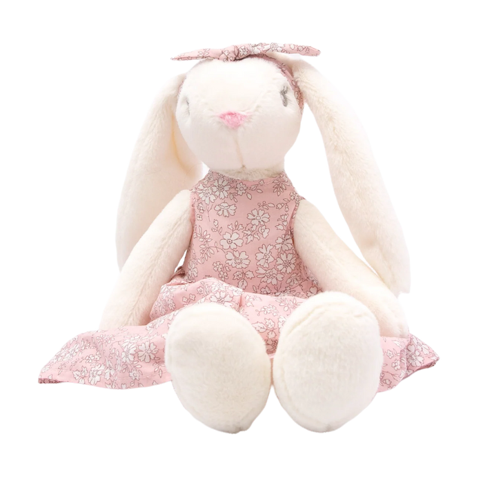Petite Vous - Rabbit - Lily the Rabbit Pink dress - Soft Toy