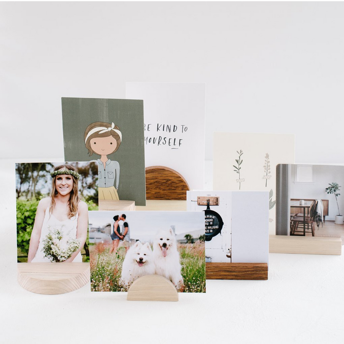 Photo Standee Small In The Daylight - Timber Photo Stand - Rectangular - Small — Blackbird ...