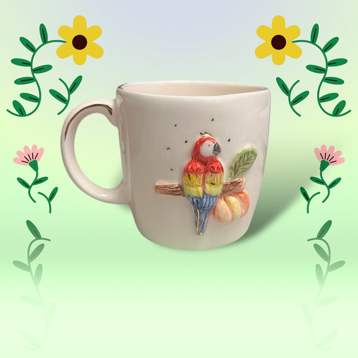 Teen Parrot Ceramic Mug