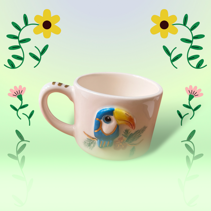 Teen Parrot Ceramic Mug