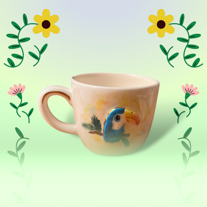 Teen Parrot Ceramic Mug