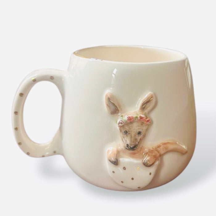 Teen kangaroo Ceramic Mug