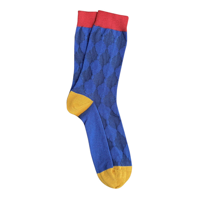 Tightology - Odeon - Cotton Socks - Blue