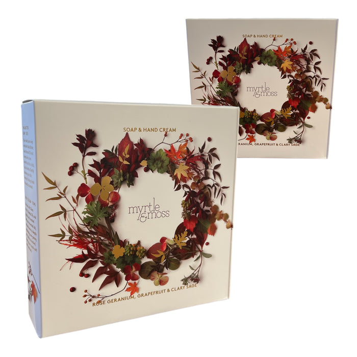 Myrtle & Moss - Christmas Gift Duet - Rose Geranium, Grapefruit & Clary Sage
