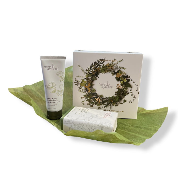 Myrtle & Moss - Christmas Gift Duet - Bergamot, Tangerine & Geranium Leaf
