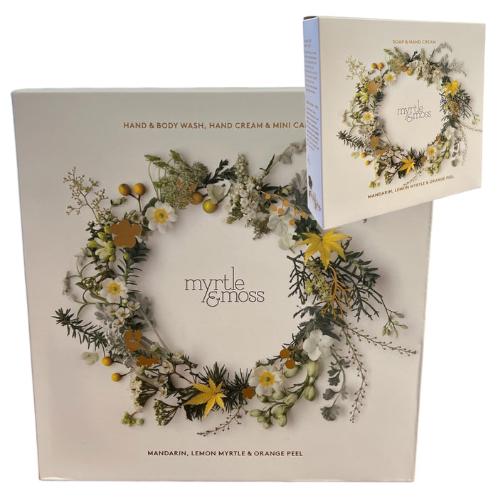 Myrtle & Moss - Christmas Trio - Mandarin, Lemon Myrtle & Orange Peel