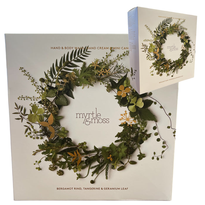 Myrtle & Moss - Christmas Trio - Bergamot Rind, Tangerine & Geranium Leaf