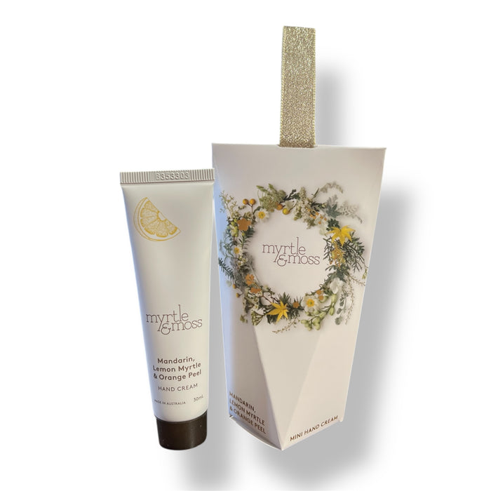 Myrtle & Moss - Christmas Ornament Mini Hand Cream - Mandarin, Lemon Myrtle & Orange Peel