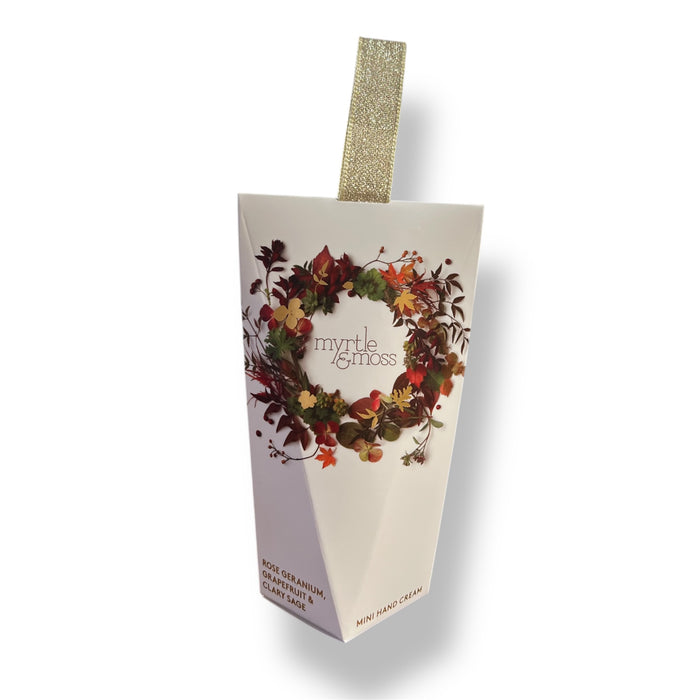 Myrtle & Moss - Christmas Ornament Mini Hand Cream - Rose Geranium, Grapefruit & Clary Sage