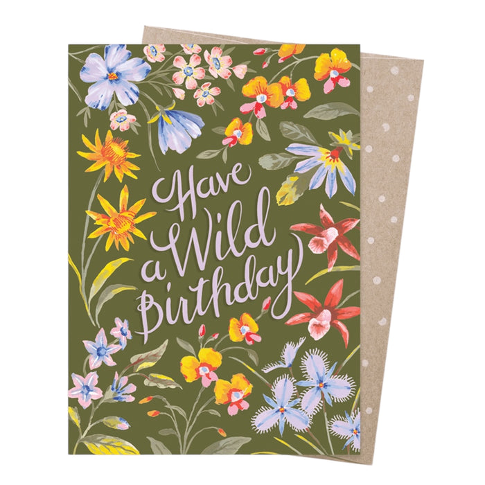 Jayne Branchflower - Greeting Card - Wild Birthday