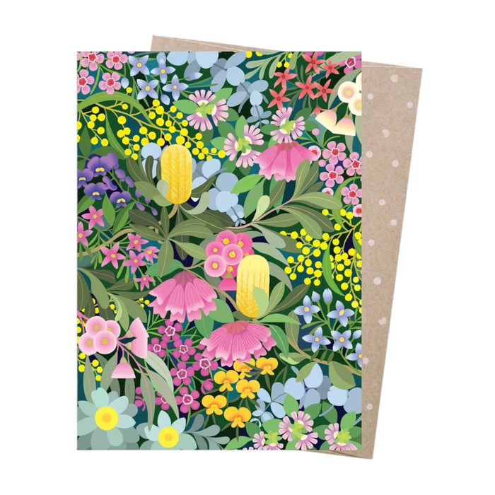 Claire Ishino - Greeting Card - Where Flowers Bloom