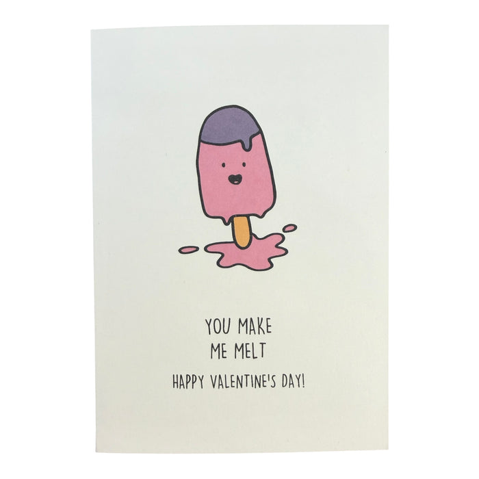 Hey Hunny - Funny Punny Valentine's Day -You Make Me Melt
