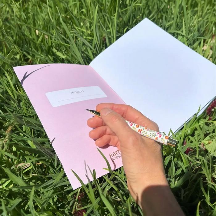 Neha Gupte - Slim Blank Notebook - Radiant Garden- A5