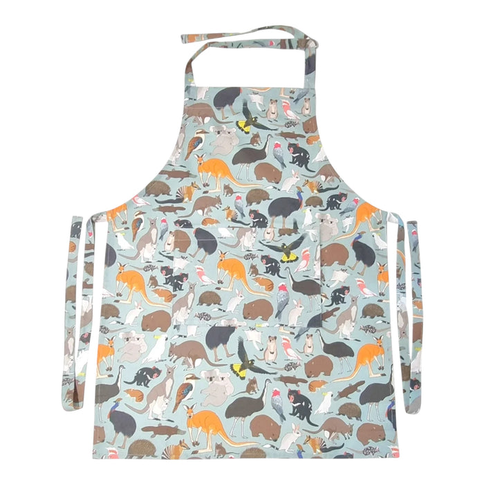 Red Parka - Apron - Australian Animals Classic