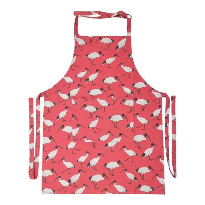 Red Parka - Apron - Australian Ibis