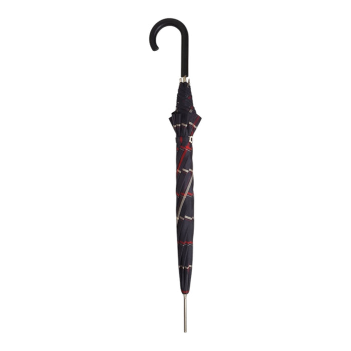 Doppler - Large Carbonsteel Long Umbrella - Check Blue