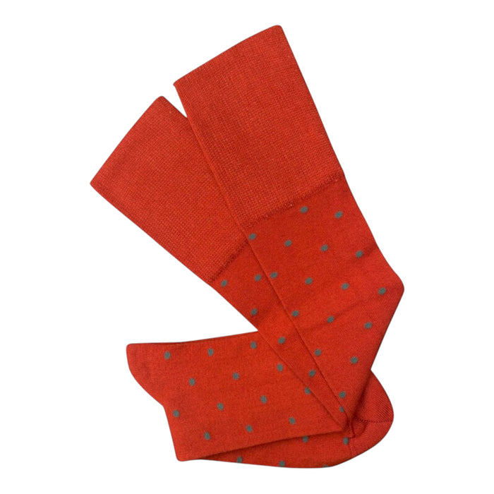 Tightology - Long Cotton Socks - Dotty Paprika