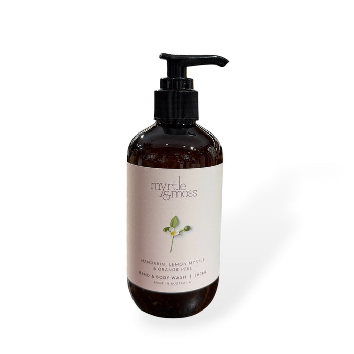 Myrtle & Moss - Hand & Body Wash - Mandarin, Lemon Myrtle & Orange Peel
