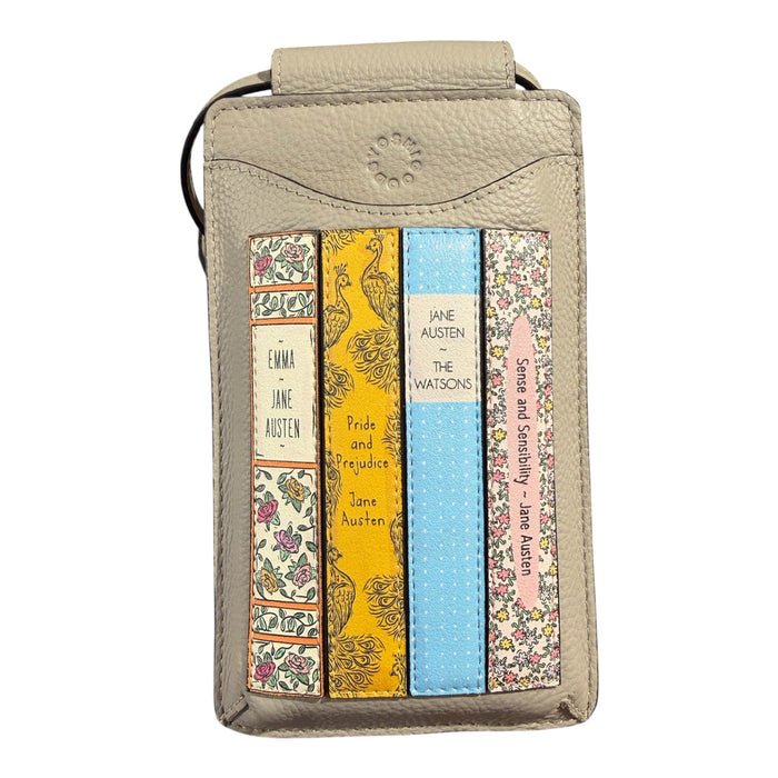 Yoshi Leather - Phone Case – Jane Austen - Cream