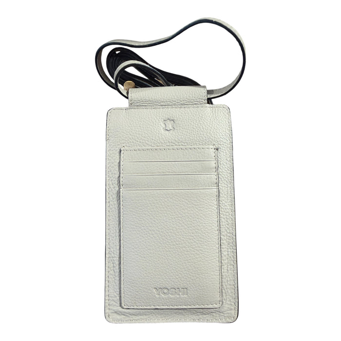 Yoshi Leather - Phone Case – Jane Austen - Cream
