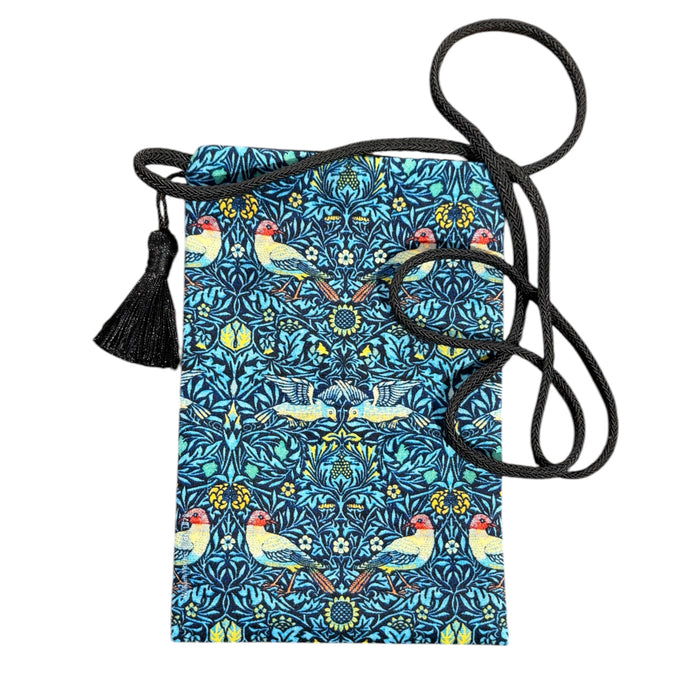 Colorathur - Velour Shoulder Pouch - Morris - Birds
