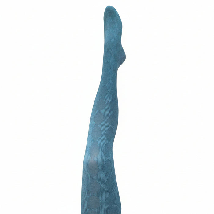 Tightology - Pine- Organic Cotton Tights - Blue