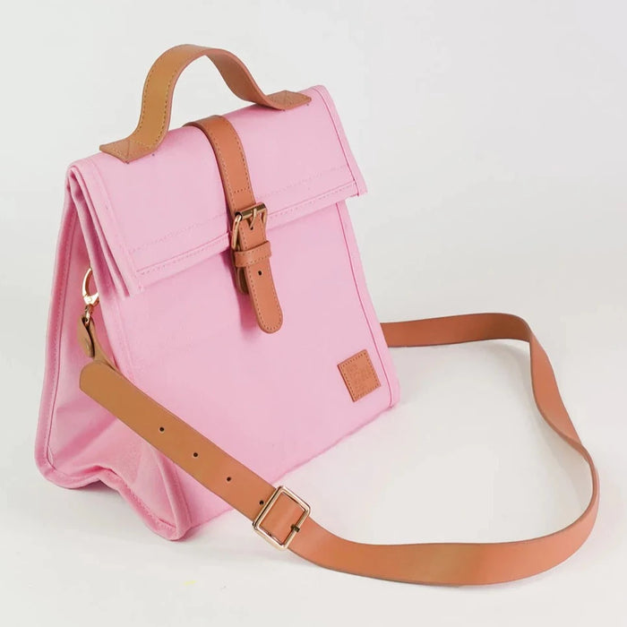 The Somewhere Co - Lunch Satchel - Pink Lady - slight marks*