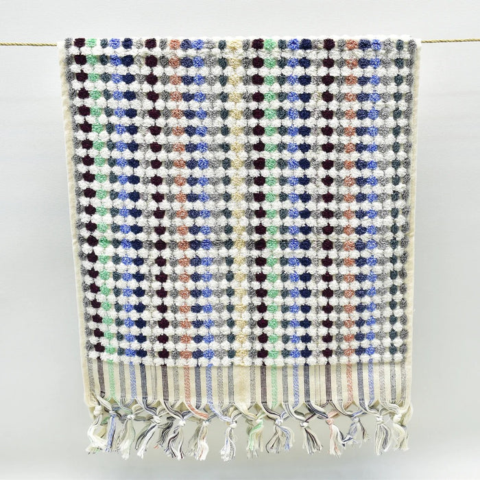 Turkish 'Pom Pom' Hand Towel - Soft Multi