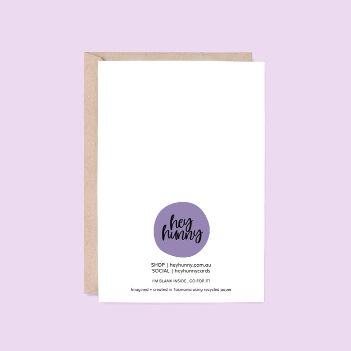Hey Hunny - Funny Punny Birthday Card - Birthday On Point