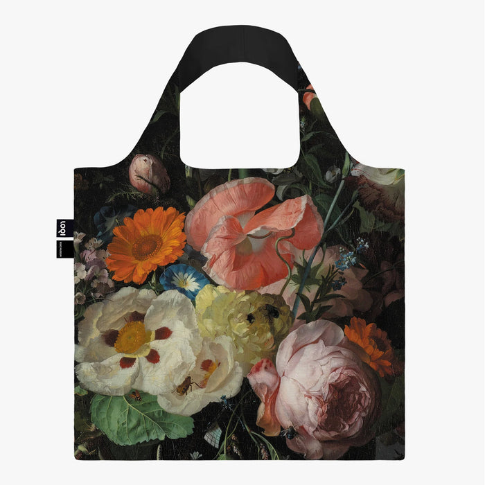 LOQI - Recycled Shopping Bag - Rachel Ruysch - Still Life with Flowers