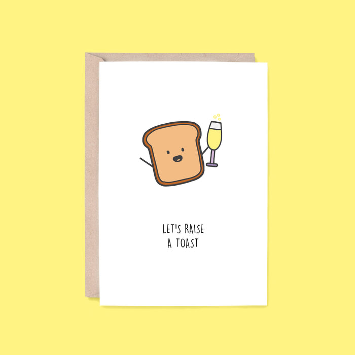 Hey Hunny - Funny Punny Congratulations - Raise A Toast