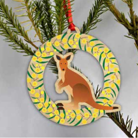 Go Do Good - Christmas Ornament - Kangaroo