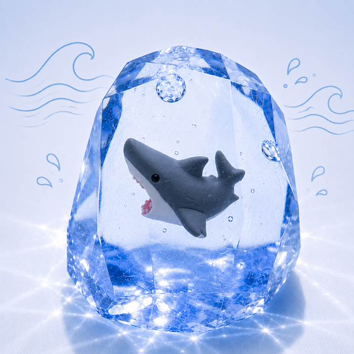 Keldan - LIL Gemz Squishies - Blue Shark