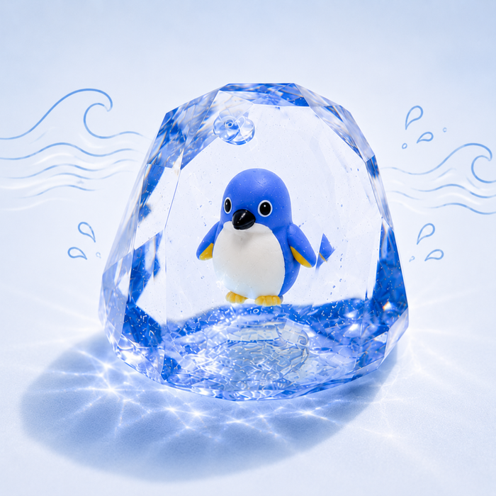 Keldan - LIL Gemz Squishies - Blue Fairy Penguin