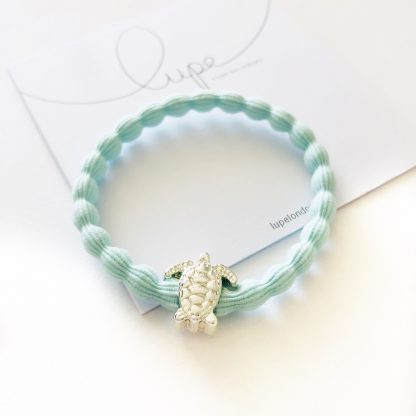 Lupe - Hair Tie / Bracelet - Aqua