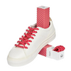 SLIWILS - Shoelaces - Dots - White on Red