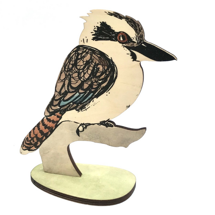 Bridget Farmer - Standing Bird - Kookaburra