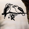 Metalbird - Garden Art - Kookaburra Pair - Large